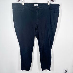 Loft Plus Black Legging Pants Size 24 Jegging Skinny Jeans